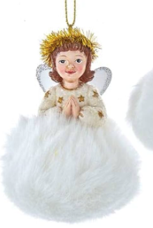 Angel Ornament - German Fluffy Kurt Adler